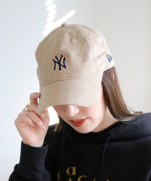 NEW ERA】9TWENTY Synthetic Suede ニューヨーク・ヤンキース ベージュ