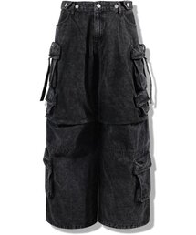 GUBIN（グビン）の「マックスポケットウォッシングワイドデニムパンツ（デニムパンツ）」