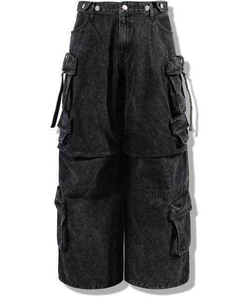 GUBIN(グビン)の「マックスポケットウォッシングワイドデニムパンツ(デニムパンツ・レディース・その他・MEDIUM/LARGE/SMALL)」の1枚目の写真