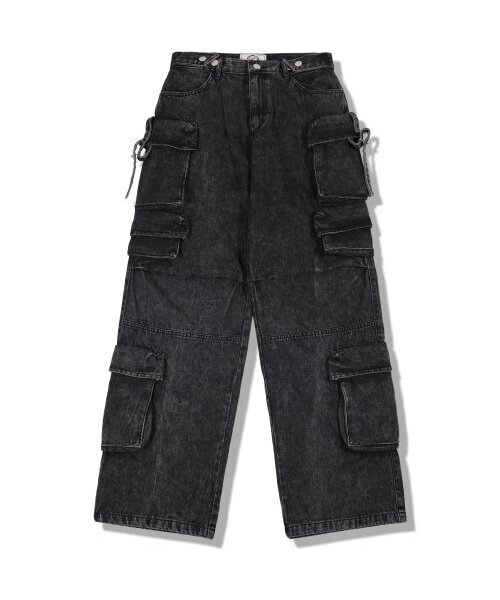GUBIN(グビン)の「マックスポケットウォッシングワイドデニムパンツ(デニムパンツ・レディース・その他・MEDIUM/LARGE/SMALL)」の11枚目の写真