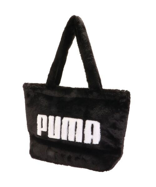 PUMA(プーマ)の「【PUMA】UP FAUX FURショッパー(トートバッグ・レディース・ブラック/グレー・FREE)」の5枚目の写真