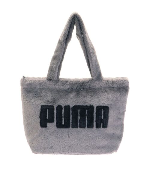 PUMA(プーマ)の「【PUMA】UP FAUX FURショッパー(トートバッグ・レディース・ブラック/グレー・FREE)」の10枚目の写真
