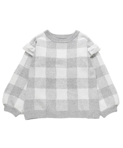 Whinny（ホワイニー）の「Whinny/ふんわりふわふわウィンター（ニット/セーター・レディース・グレー/ブラック/サックスブルー・FREE）」の22枚目の写真