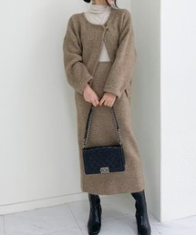 BANNER SELECT（バナーセレクト）の「ワンポイントボタンニットカーディガンセットアップ（セットアップ）」