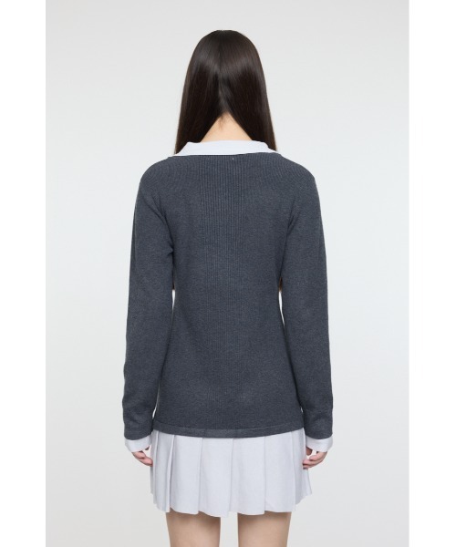 LAYERED KNIT ミニドレス（ワンピース）｜MOUSSY（マウジー）の