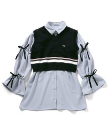 algy | ニットベスト&りぼんミニワンピセット(シャツ/ブラウス)