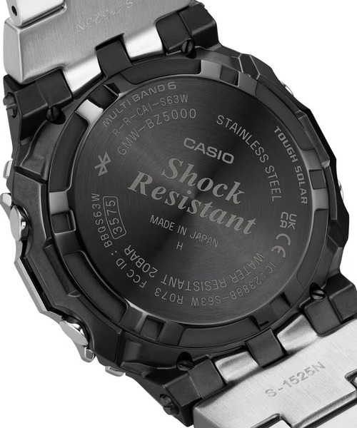 G-SHOCK(ジーショック)の「G-SHOCK/ジーショック 腕時計 FULL METAL GMW-BZ5000D-1JF(デジタル腕時計・メンズ・シルバー・FREE)」の5枚目の写真