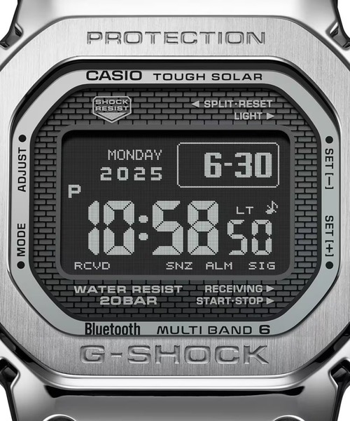 G-SHOCK(ジーショック)の「G-SHOCK/ジーショック 腕時計 FULL METAL GMW-BZ5000D-1JF(デジタル腕時計・メンズ・シルバー・FREE)」の7枚目の写真