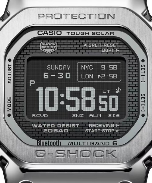G-SHOCK(ジーショック)の「G-SHOCK/ジーショック 腕時計 FULL METAL GMW-BZ5000D-1JF(デジタル腕時計・メンズ・シルバー・FREE)」の8枚目の写真