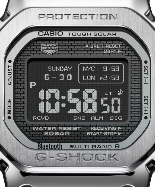 G-SHOCK(ジーショック)の「G-SHOCK/ジーショック 腕時計 FULL METAL GMW-BZ5000D-1JF(デジタル腕時計・メンズ・シルバー・FREE)」の9枚目の写真