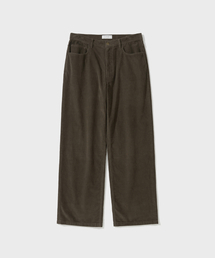 5P CORDUROY PANTS (BROWN)