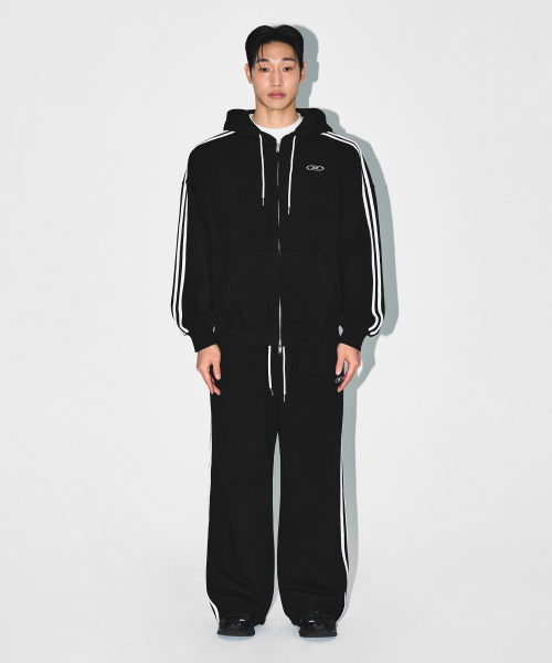 BORN TO WIN（ボーントゥウィン）の「CHROME B TRACK LINE HOODIE ZIP-UP [BLACK]（ジャージ・メンズ・その他・1/2/3）」の7枚目の写真