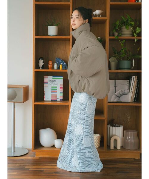 Ungrid（アングリッド）の「中綿モンスターコート（ブルゾン・レディース・アイボリー/ブラック/カーキ・FREE）」の9枚目の写真