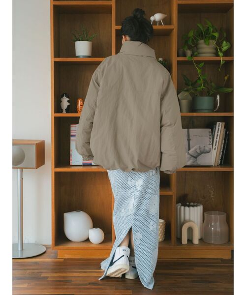 Ungrid（アングリッド）の「中綿モンスターコート（ブルゾン・レディース・アイボリー/ブラック/カーキ・FREE）」の10枚目の写真