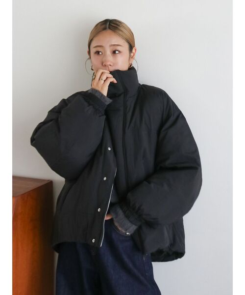 Ungrid（アングリッド）の「中綿モンスターコート（ブルゾン・レディース・アイボリー/ブラック/カーキ・FREE）」の11枚目の写真