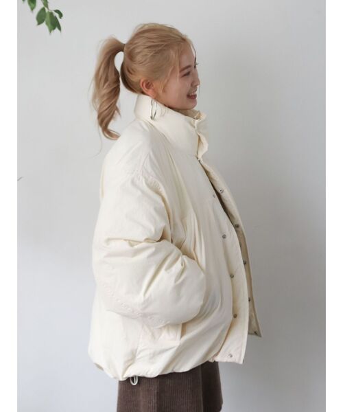 Ungrid（アングリッド）の「中綿モンスターコート（ブルゾン・レディース・アイボリー/ブラック/カーキ・FREE）」の19枚目の写真