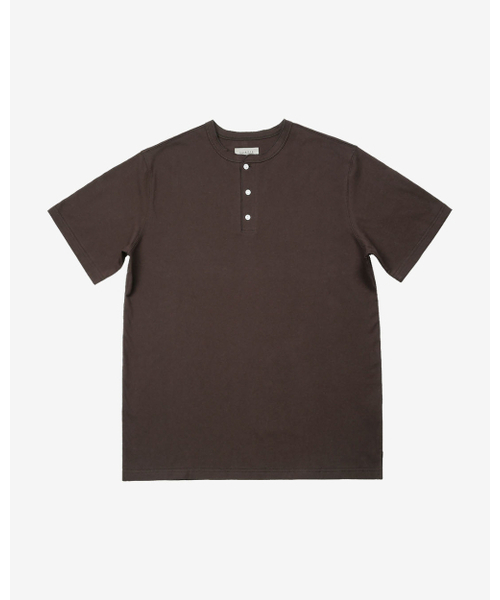 sortie(ソルティ)の「Utility Henly neck T-Shirts (Brown)(Tシャツ/カットソー・メンズ・その他・LARGE/X-LARGE/MEDIUM)」の1枚目の写真