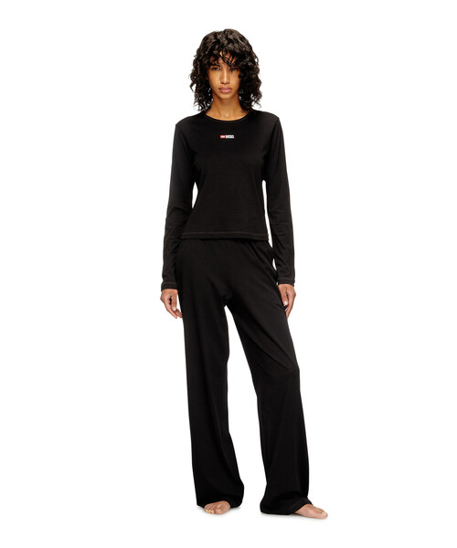 DIESEL（ディーゼル）の「ウィメンズ パジャマ SET-GILDA-D-CORE（ルームウェア/パジャマ・レディース・グレー/ブラック・LARGE/MEDIUM/SMALL/X-SMALL）」の2枚目の写真