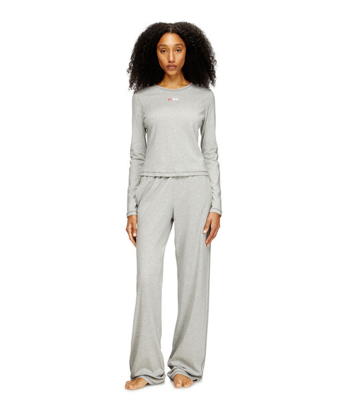 DIESEL（ディーゼル）の「ウィメンズ パジャマ SET-GILDA-D-CORE（ルームウェア/パジャマ・レディース・グレー/ブラック・LARGE/MEDIUM/SMALL/X-SMALL）」の8枚目の写真