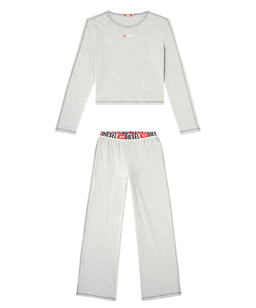 DIESEL（ディーゼル）の「ウィメンズ パジャマ SET-GILDA-D-CORE（ルームウェア/パジャマ・レディース・グレー/ブラック・LARGE/MEDIUM/SMALL/X-SMALL）」の10枚目の写真
