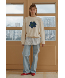 ANOETIC（アノエティック）の「APRON LACE WRAP SKIRT_WHITE（スカート）」