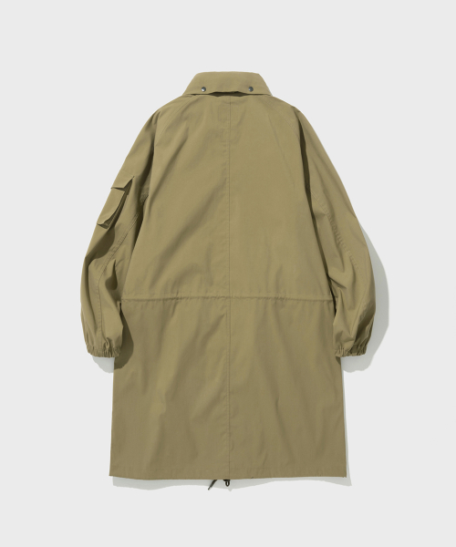 SHIRTER（シャーター）の「BILL PARKA (BEIGE)（トレンチコート・メンズ・その他・LARGE/MEDIUM/SMALL）」の2枚目の写真