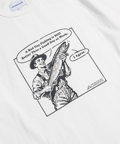 ESPIONAGE(エスピオナジ)の「Fishing and Work Heavyweight Tee Off White(Tシャツ/カットソー・レディース・その他・MEDIUM/LARGE/X-LARGE)」の5枚目の写真