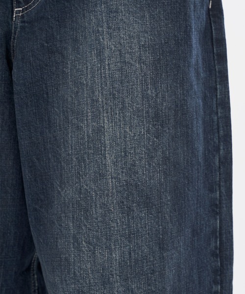 WISH FOR EVER（ウィッシュフォーエバー）の「【 2color / 3size 】SPECIAL SLAB DENIM WIDE CURVE DENIM（デニムパンツ・メンズ・ブラック/インディゴブルー・LARGE/MEDIUM/SMALL）」の7枚目の写真
