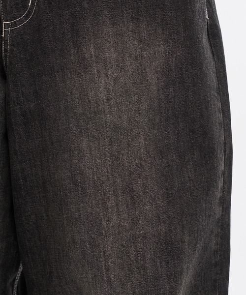 WISH FOR EVER（ウィッシュフォーエバー）の「【 2color / 3size 】SPECIAL SLAB DENIM WIDE CURVE DENIM（デニムパンツ・メンズ・ブラック/インディゴブルー・LARGE/MEDIUM/SMALL）」の15枚目の写真