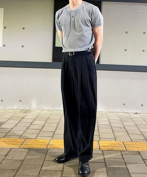 BEGIN202（ビギン202）の「ウォッシュドコットンドビー パンツ [ウォッシュドブラック]（その他パンツ・メンズ・その他・1/2/3/4）」の21枚目の写真