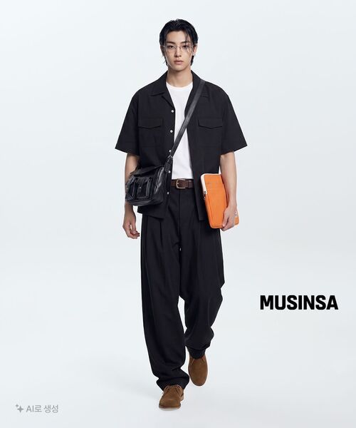 BEGIN202（ビギン202）の「ウォッシュドコットンドビー パンツ [ウォッシュドブラック]（その他パンツ・メンズ・その他・1/2/3/4）」の19枚目の写真