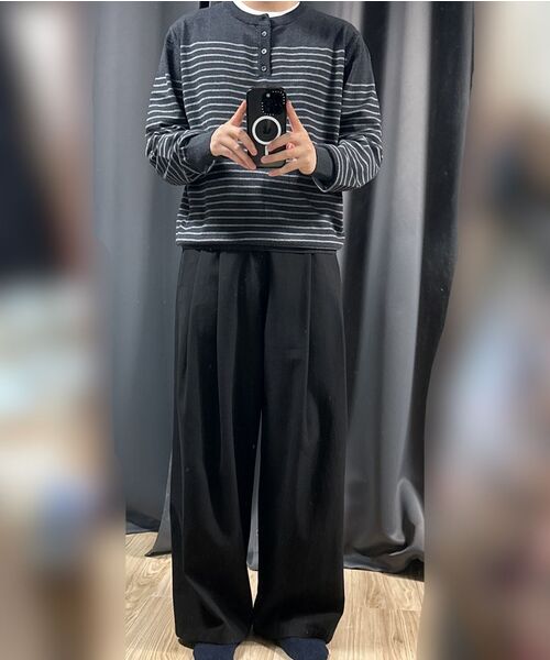 BEGIN202（ビギン202）の「ウォッシュドコットンドビー パンツ [ウォッシュドブラック]（その他パンツ・メンズ・その他・1/2/3/4）」の10枚目の写真