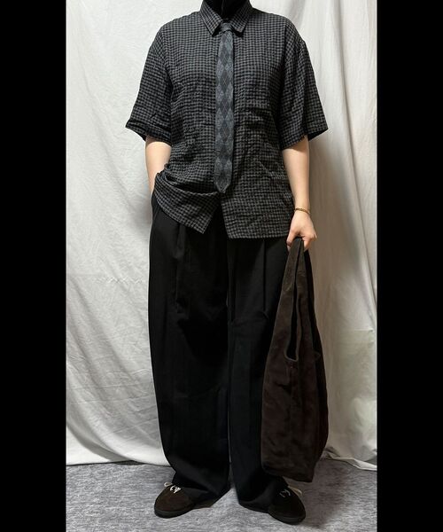 BEGIN202（ビギン202）の「ウォッシュドコットンドビー パンツ [ウォッシュドブラック]（その他パンツ・メンズ・その他・1/2/3/4）」の3枚目の写真