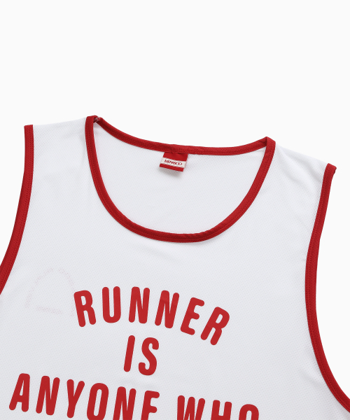 MENASOO(ミナス)の「MESH RUNNER CLUB SLEEVE_WHITE(Tシャツ/カットソー・レディース・ホワイト/ブラック/ライトグレー/ネイビー・F/SMALL/MEDIUM)」の14枚目の写真