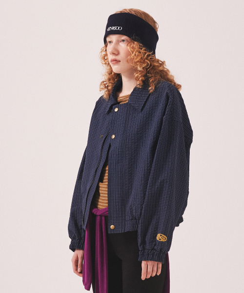 MENASOO(ミナス)の「MNS Classic Check Jacket_Navy(その他アウター・レディース・ネイビー・F)」の8枚目の写真