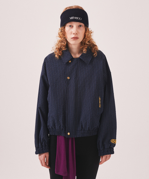 MENASOO(ミナス)の「MNS Classic Check Jacket_Navy(その他アウター・レディース・ネイビー・F)」の10枚目の写真