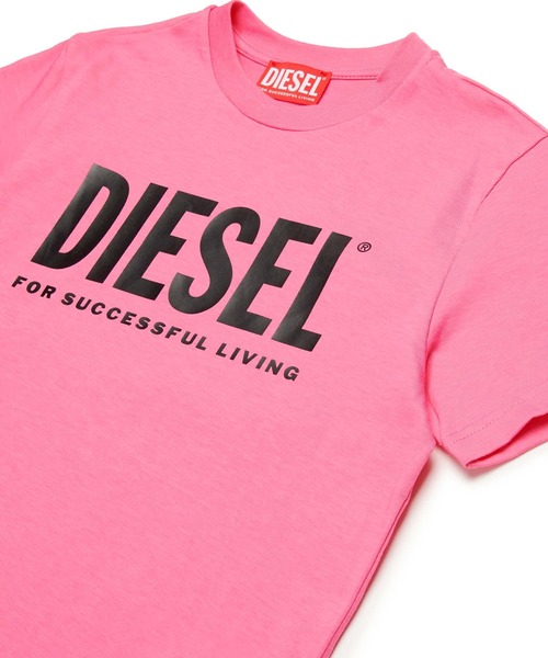 DIESEL KIDS（ディーゼルキッズ）の「DIESEL（ディーゼル）Kids & Junior ブランドロゴ半袖Tシャツカットソー（Tシャツ/カットソー・キッズ・ホワイト/ピンク/レッド/ブルー/ブラック・4Y/6Y/8Y/10Y/12Y/14Y/16Y）」の11枚目の写真