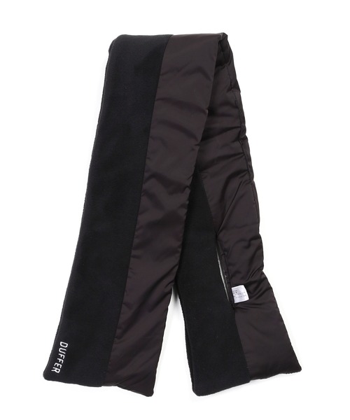 The DUFFER of ST.GEORGE（ザダファーオブセントジョージ）の「〔BLACK LABEL〕POLARTEC "CLASSIC200" MUFFLAR：ポーラテック マフラー（マフラー・メンズ・チャコールグレー/ブラック・F）」の5枚目の写真