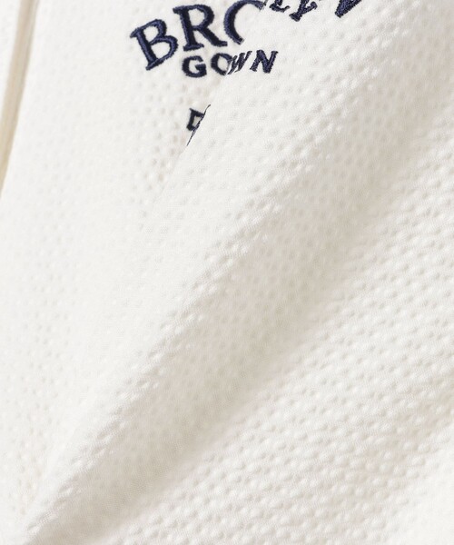 BEAMS GOLF(ビームスゴルフ)の「PURPLE LABEL / BROOKLYN サッカー ポロシャツ(ポロシャツ・レディース・ホワイト/サックスブルー・LARGE/MEDIUM/SMALL)」の17枚目の写真