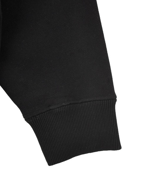 X-girl(エックスガール)の「CIRCLE MESSAGE AND FACE ZIP UP SWEAT HOODIE(パーカー・レディース・アッシュ/ブラック/オリーブ・S/M)」の15枚目の写真