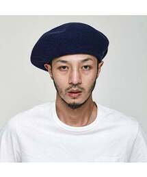 MILLIONAIRE HATS（ミリオネアハット）の「OVER SIZE BERET [NAVY]（ハンチング/ベレー帽）」