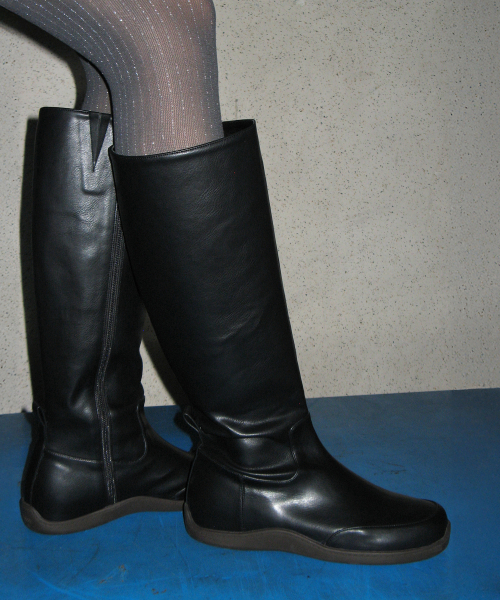 FOGGY MOODY(ポギムディ)の「Keen 0005-2. Rubber Sole High-Leg Boots - 3colors(ブーツ・レディース・ブラック/ブラウン/Beige・22.5cm/23cm/23.5cm/24cm/24.5cm/25cm)」の8枚目の写真