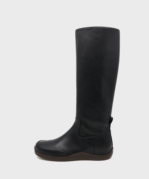 FOGGY MOODY(ポギムディ)の「Keen 0005-2. Rubber Sole High-Leg Boots - 3colors(ブーツ・レディース・ブラック/ブラウン/Beige・22.5cm/23cm/23.5cm/24cm/24.5cm/25cm)」の15枚目の写真