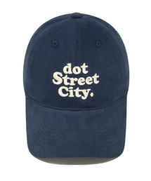HEBERET（ヘベレット）の「DOT ウォッシング刺繍ボールキャップ-ネイビー（キャップ）」