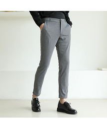 GCLIP（ジクリップ）の「ヒドゥンバンディングスパン グレー スリム スラックス（スラックス）」