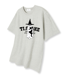 ゴーストキャット 半袖Tシャツ オートミール