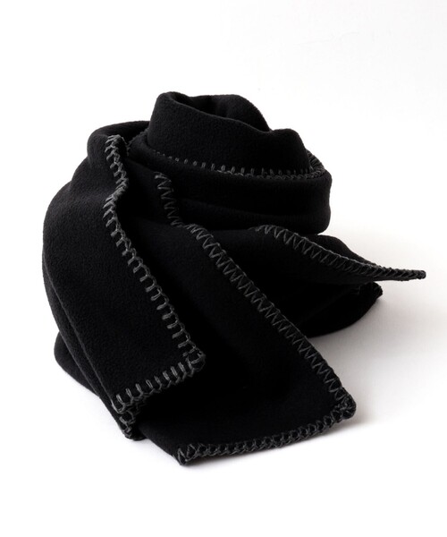 TWEED MILL（ツイードミル）の「【TWEEDMILL/ツイードミル】別注R/Sフリースマフラー50（マフラー・メンズ・チャコールグレー/ネイビー/ブラック/ライトブルー・FREE）」の7枚目の写真