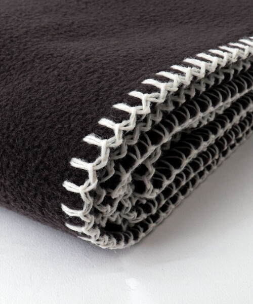 TWEED MILL（ツイードミル）の「【TWEEDMILL/ツイードミル】別注R/Sフリースマフラー50（マフラー・メンズ・チャコールグレー/ネイビー/ブラック/ライトブルー・FREE）」の15枚目の写真