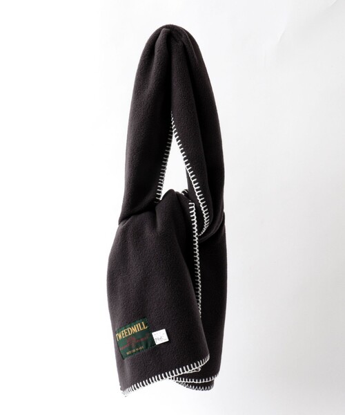 TWEED MILL（ツイードミル）の「【TWEEDMILL/ツイードミル】別注R/Sフリースマフラー50（マフラー・メンズ・チャコールグレー/ネイビー/ブラック/ライトブルー・FREE）」の18枚目の写真