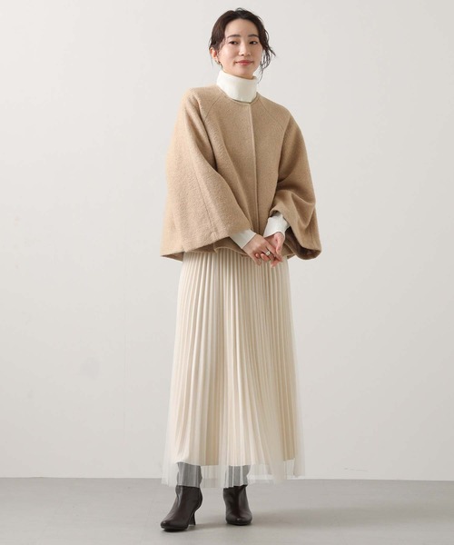 anana(アナナ)の「スリットハイネック前後2WAYニット(ニット/セーター・レディース・ネイビー/オフホワイト/レッド・FREE)」の12枚目の写真